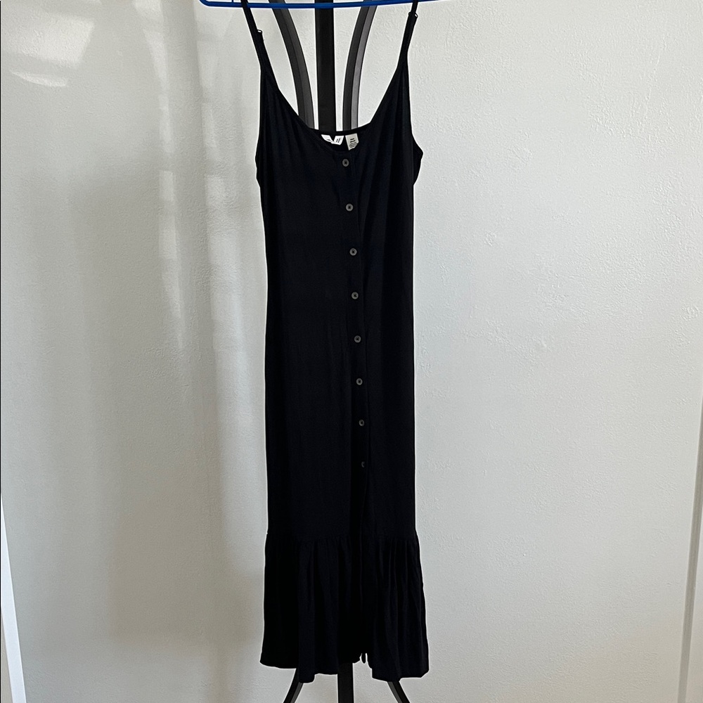 Roxy Seaside Side Black Dress
